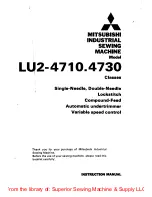 Mitsubishi lu2-4710 Instruction Manual preview