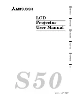 Mitsubishi LVP-S50U User Manual preview
