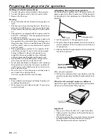 Предварительный просмотр 12 страницы Mitsubishi LVP-S50U User Manual