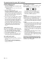 Preview for 14 page of Mitsubishi LVP-SA51U User Manual