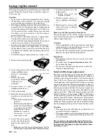 Preview for 22 page of Mitsubishi LVP-SA51U User Manual