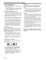 Preview for 14 page of Mitsubishi LVP-X300U User Manual