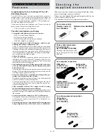 Предварительный просмотр 6 страницы Mitsubishi LVP-X30U User Manual