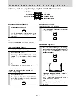 Предварительный просмотр 20 страницы Mitsubishi LVP-X30U User Manual