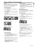 Предварительный просмотр 21 страницы Mitsubishi LVP-X50U User Manual