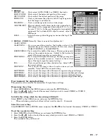 Preview for 17 page of Mitsubishi LVP-X70BU User Manual