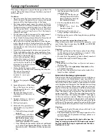 Preview for 23 page of Mitsubishi LVP-X70BU User Manual