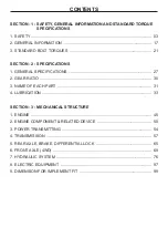 Preview for 3 page of Mitsubishi Mahindra GX3600 Service Manual