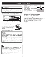 Предварительный просмотр 10 страницы Mitsubishi MBG1200 Operator'S Manual