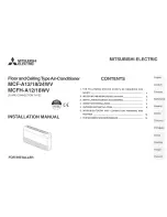 Mitsubishi MCF-18 Installation Manual предпросмотр