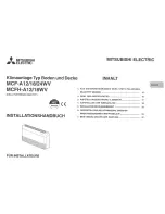 Предварительный просмотр 15 страницы Mitsubishi MCF-18 Installation Manual