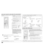 Предварительный просмотр 8 страницы Mitsubishi MCFH-A12WV Operation Manual