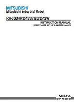 Mitsubishi MELFA RH-3SDHR3512C Instruction Manual preview