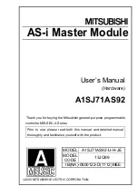 Mitsubishi MELSEC-A A1SJ71AS92 User Manual предпросмотр