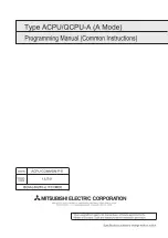 Предварительный просмотр 508 страницы Mitsubishi MELSEC-A series Programming Manual