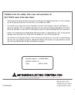 Предварительный просмотр 12 страницы Mitsubishi MELSEC-F FX-4AD User Manual