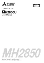 Предварительный просмотр 1 страницы Mitsubishi MH2850U User Manual