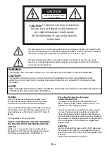 Предварительный просмотр 2 страницы Mitsubishi MH2850U User Manual