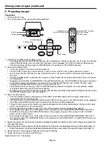 Предварительный просмотр 19 страницы Mitsubishi MH2850U User Manual