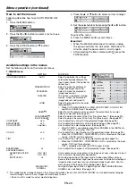 Предварительный просмотр 23 страницы Mitsubishi MH2850U User Manual