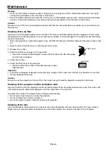 Предварительный просмотр 40 страницы Mitsubishi MH2850U User Manual