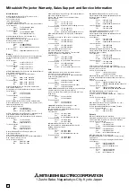 Предварительный просмотр 47 страницы Mitsubishi MH2850U User Manual