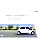 Предварительный просмотр 2 страницы Mitsubishi Miev Owner'S Handbook Manual