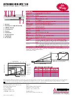 Предварительный просмотр 2 страницы Mitsubishi MINI-MITS X30 Specifications