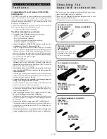 Предварительный просмотр 4 страницы Mitsubishi Mini-mits XD20A User Manual