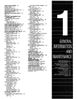 Предварительный просмотр 1 страницы Mitsubishi Mirage 1990 General Information And Maintenance