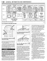 Предварительный просмотр 31 страницы Mitsubishi Mirage 1990 General Information And Maintenance