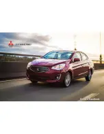 Mitsubishi MIRAGE FAMILY 2017 Owner'S Handbook Manual предпросмотр