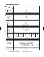 Preview for 2 page of Mitsubishi MJ-E26VX-A1 Service Manual