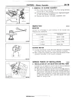 Предварительный просмотр 251 страницы Mitsubishi Montero 1987 Service Manual