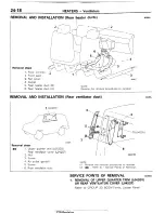 Предварительный просмотр 254 страницы Mitsubishi Montero 1987 Service Manual