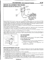 Предварительный просмотр 260 страницы Mitsubishi Montero 1987 Service Manual