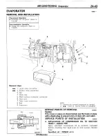 Предварительный просмотр 279 страницы Mitsubishi Montero 1987 Service Manual