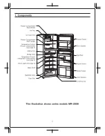 Предварительный просмотр 2 страницы Mitsubishi MR-260B Operating Instructions Manual