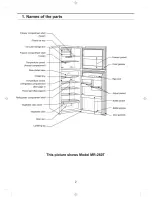 Предварительный просмотр 2 страницы Mitsubishi MR-260T Operating Instructions Manual