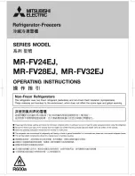 Mitsubishi MR-FV24EJ Operating Instructions Manual preview