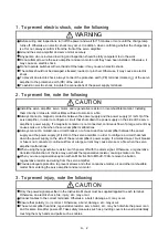 Preview for 3 page of Mitsubishi MR-JE-100A Instruction Manual