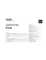 Mitsubishi Mr.Slim MS24WN Operating Instructions Manual предпросмотр