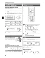 Предварительный просмотр 6 страницы Mitsubishi Mr.Slim MSZ-FE09NA Operating Instructions Manual