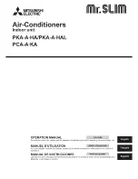 Предварительный просмотр 1 страницы Mitsubishi Mr.Slim PCA-A12KA Operation Manual