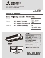 Mitsubishi Mr.Slim PCA-RP125HAQ Service Manual предпросмотр