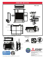 Предварительный просмотр 2 страницы Mitsubishi Mr. Slim PEAD-A24AA Submittal Data