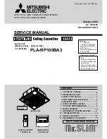 Mitsubishi Mr.Slim PLA-RP100BA3 Service Manual предпросмотр