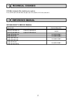 Предварительный просмотр 2 страницы Mitsubishi Mr.Slim PLA-RP100BA3 Service Manual