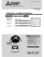 Mitsubishi Mr.SLIM SLZ-KA25VAQ Technical & Service Manual предпросмотр