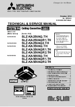 Mitsubishi Mr. Slim SLZ Series Technical & Service Manual предпросмотр